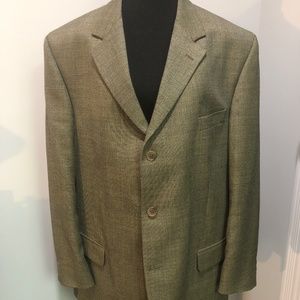 Vintage Designer Oscar De La Renta Men’s  Wool and Silk Blazer